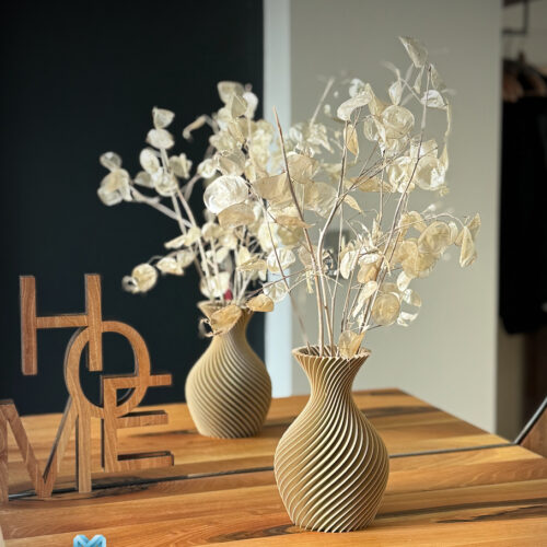 Vase beige 18cm
